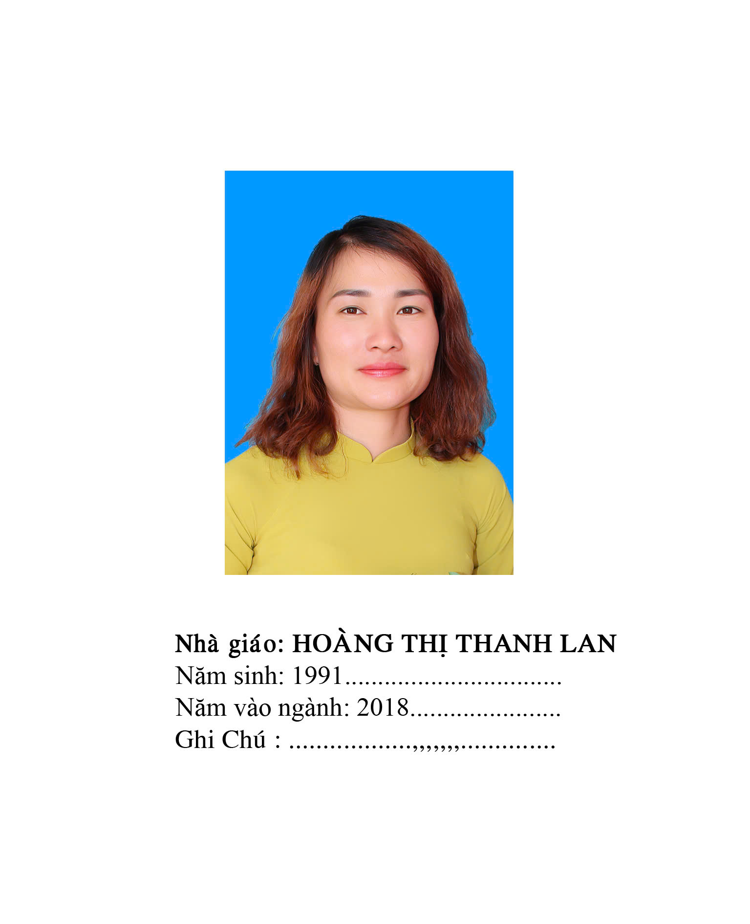 Hoàng Thị Thanh Lan