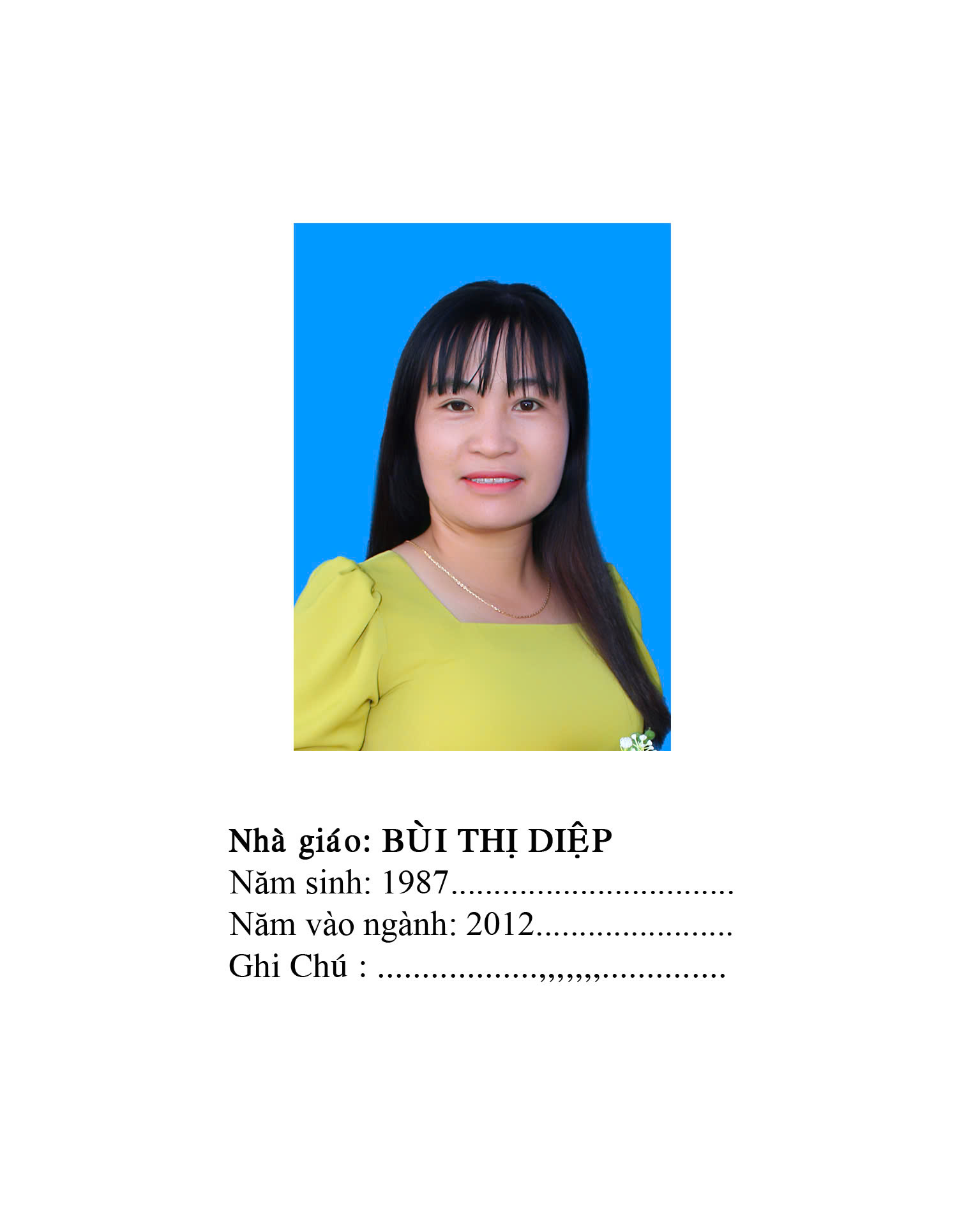 Bùi Thị Diệp